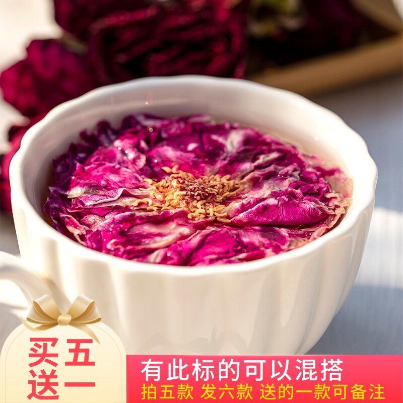 Amber Red Rose Flower Tea Bubble Water Flush drinks No Lavender Natural Canned 30g Superior Unclued freeze-dried large whole Dove