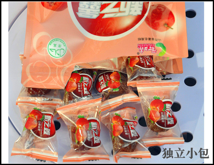 新之鑫山楂凉果400g*3袋山西特产蜜饯果脯开胃休闲零食绛县包邮