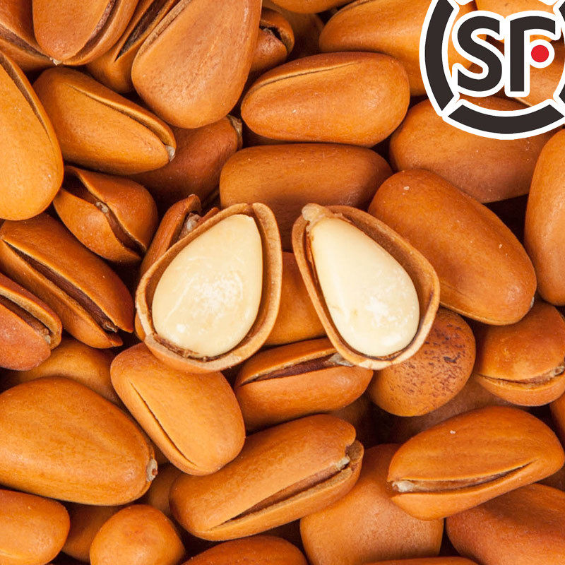 Creek Taste Northeast Opening Pine Nuts 500g in bulk, large particles, hand-peeled, thin-shelled wild new goods, packed in a catty bag