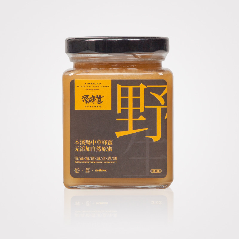 Creek Taste Northeast Wild Honey 310g Natural Chinese Bee Wood Barrel Original Honey Farmhouse Self Prolific Deep Mountain honey