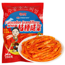 Creek flavor Korean Platycodon grandiflorum Pickles 250g bag authentic Korean sweet spicy kimchi Korean style dog treasure Yanbian specialty