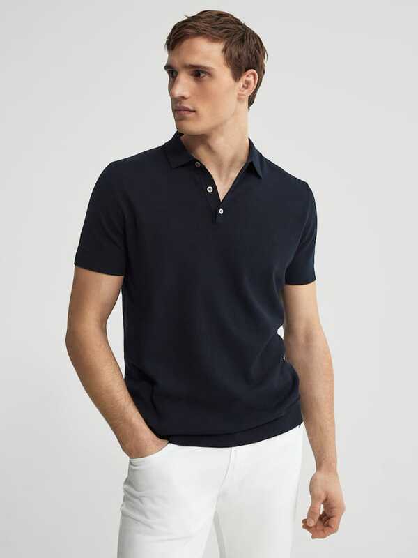 Summer New Style Spanish Md Men's Plain Old Stone-Washed Cotton Short-Sleeve T-Shirt Polo Knit Polo Shirt 0962