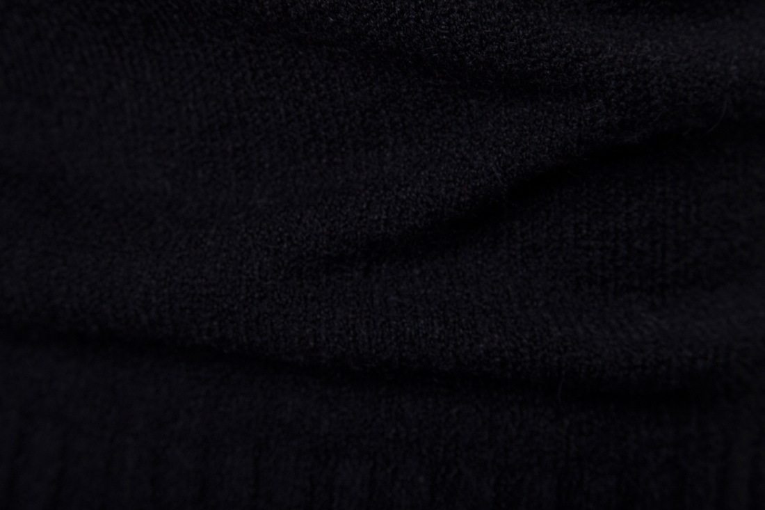 Herre striktrøje med høj hals strik til efterår og vinter_voghion.com