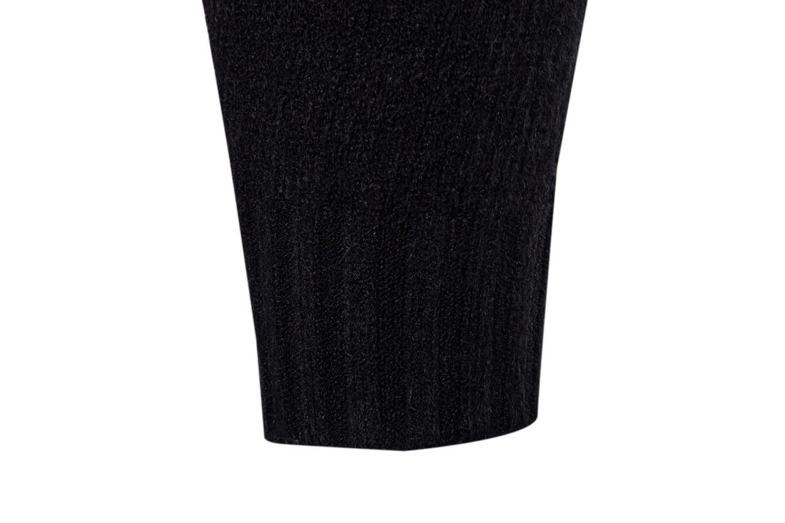 Herre striktrøje med høj hals strik til efterår og vinter_voghion.com