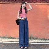 Розовая дизайнерская короткая футболка, тренд сезона, подходит для подростков