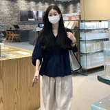 Весенняя рубашка, изысканный стиль, в западном стиле