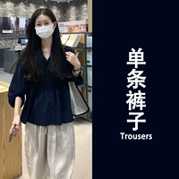 Весенние штаны, рубашка, 2025 года, французский стиль, подходит для подростков