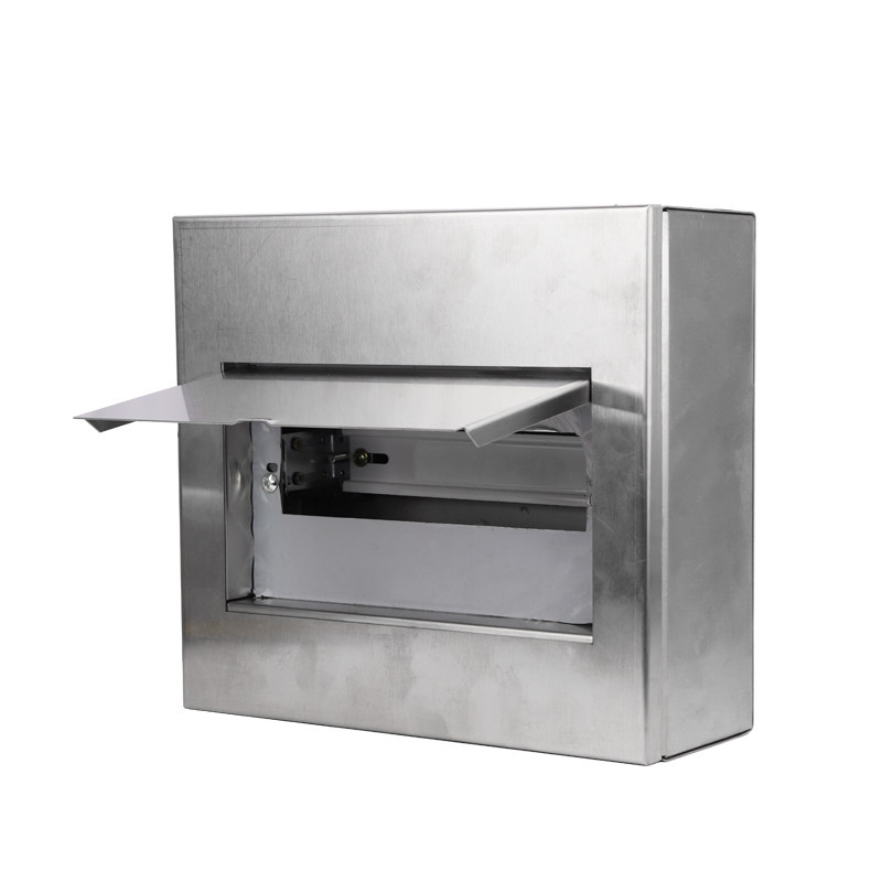 Household Stainless Steel Pz30 Electrical Box, Double Row, 48 Circuits, Concealed Installation, Rust-Proof, 18/20 Position Strong Current Box, Surface-Mounted Circuit Breaker Box