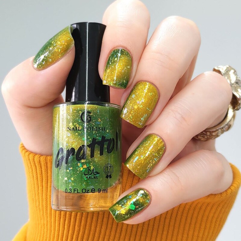 Russian Grattol Magic Forest Nail Polish 17-Free Magnetic Whitening No-Bake Long-Lasting Gpef Mica