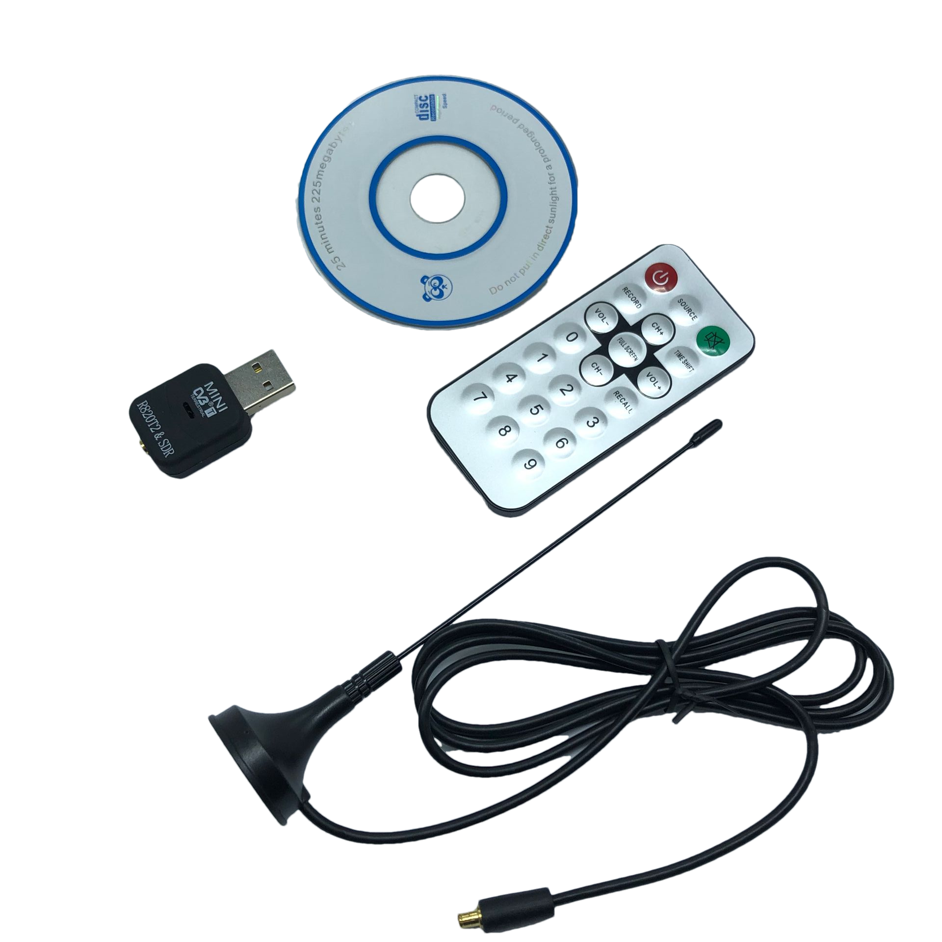 Тиминал радиопередатчик USB DVB-T RTL2832U+R820T2 поддерживает SDR ADS-B