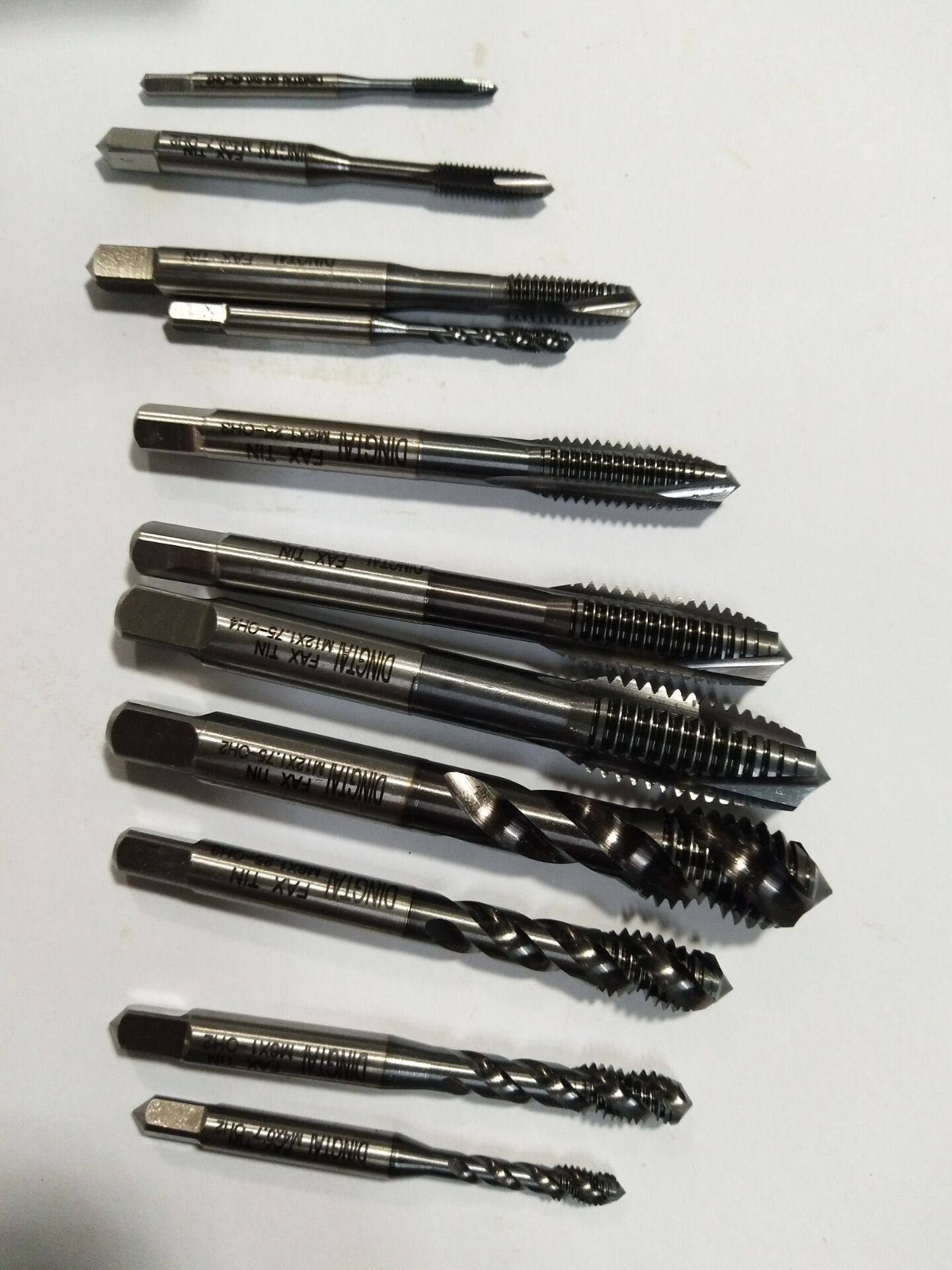 Dingtai Tap Coating TIN M2 5M3M4M5M6M8M10M12 Spiral Tip Tapping Special Promotion