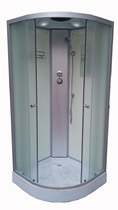 Overall bathroom overall shower room arc fan-shaped tempered glass fan-shaped partition Bath closed bath room