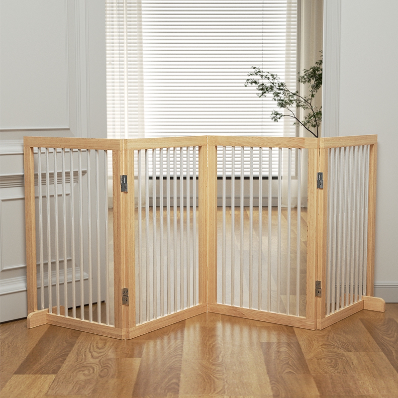 Indoor Isolation Door, Foldable, No Installation Required, Dog Barrier, Pet Fence, Cat Enclosure, Wooden Anti-Escape Gate Indoor Isolation Door, Foldable, No Installation Required, Dog Barrier, Pet Fence, Cat Enclosure, Wooden Anti-Escape Gate