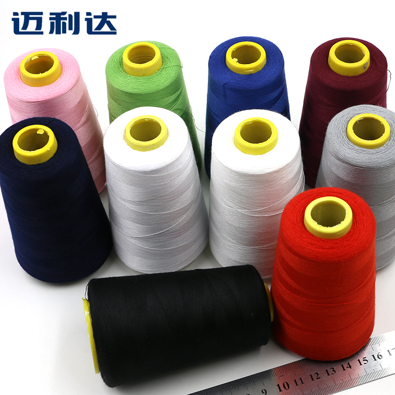 Black white hand-stitched Polyester pagoda thread household sewing machine thread sewing clothes handmade needlework 402 green