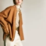 Avocado Green + Tea Brown High Street Fashion Pure Wool Jacket Mùa thu và mùa đông Áo khoác ngắn nữ W22454 áo khoác nữ 2021