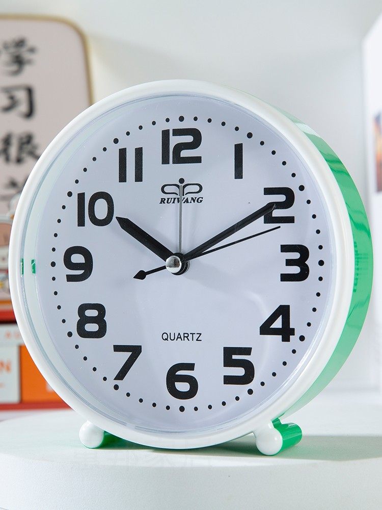 Large Print Clock for the Elderly, Desktop Clock with Clear Dial, Bedside Clock for Students and Children, New Desktop Alarm Clock