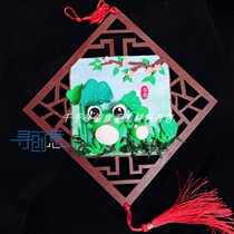 MG01 (ancient wind clay board) ultra-light clay creative handmade training course special courses ancient style pendants three