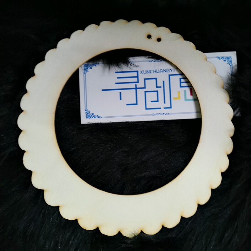 (White embryo of wreath) Christmas theme ultra-light clay white embryo bottom DIY looking for creative art handmade material library