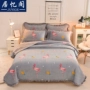 Tinh thể trải giường nhung cộng với nhung dày tấm bìa bông Continental Quilt kang tatami ba mảnh ren bedspread - Trải giường bộ ga giường cute