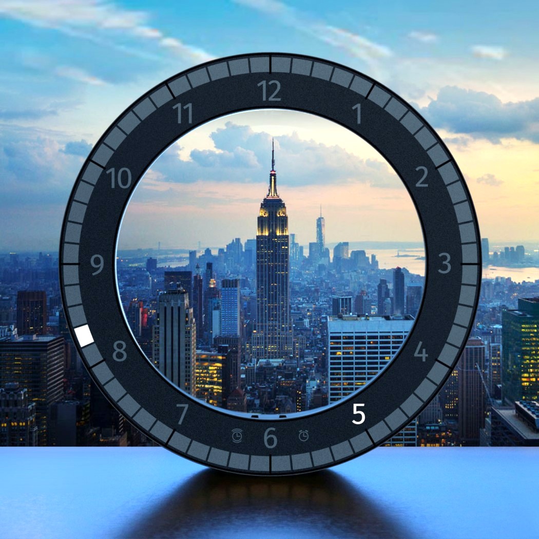 The Only Clock Digital LED Clock No pointer hollow desktop wall hanging LED electronic clock