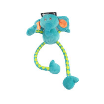  Pet toys Big dog puppy toys Stretch cartoon toys Hands and feet can twitch long legs bite-resistant sound toys