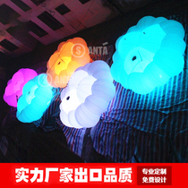 Inflatable Clouds Gas Mimic Real Cloud Color Mall Scenic Spot Nightclub Stage Beauty Chen Decoration Hanging White Flower Model