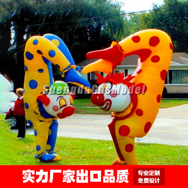 Inflatable inverted clown inflatable man wearing walking interactive advertising parade scenic shopping mall activities performance clothing cartoon
