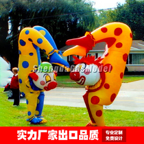 Inflatable handstand clown Air model man walking through clown advertising parade Scenic shopping mall activities performance costume cartoon