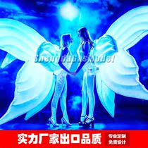 Inflatable wings Air model man wearing butterfly angel wings model tour parade prop performance performance