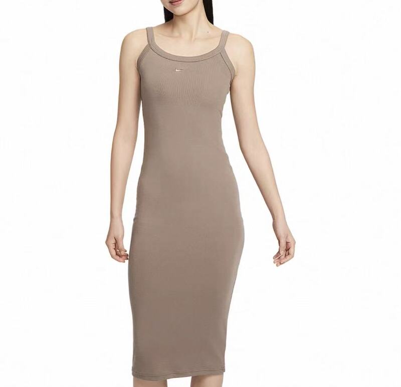 Kuizi's Outlet Nike Women's Sports Casual Slim Ribbed Tank Dress Hj0711-233