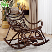Balcony real Vine rocking chair rattan chair rattan chair home adult indoor leisure lounge lounge chair