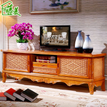 Yitengmei rattan cabinet rattan TV cabinet small apartment leisure rattan TV cabinet audio cabinet combination