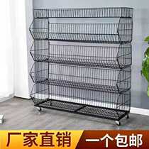 Snack shelf slant basket supermarket store canteen convenience store shelf toy store drugstore shelf display rack