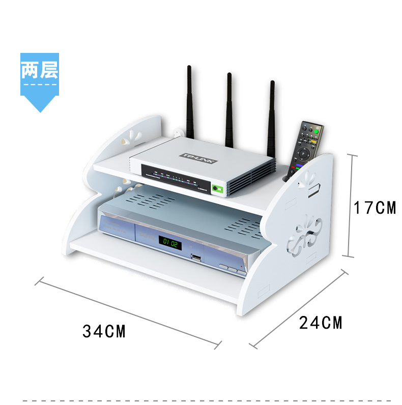 tivi led Bộ định tuyến wi-fi không dây giá TV set-top box đa phương tiện hộp chắn tường hộp lưu trữ gắn tường - TV tivi sony 55x8000g