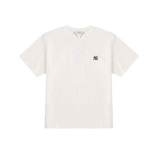 MLB, цветная летняя футболка с коротким рукавом подходит для мужчин и женщин для влюбленных