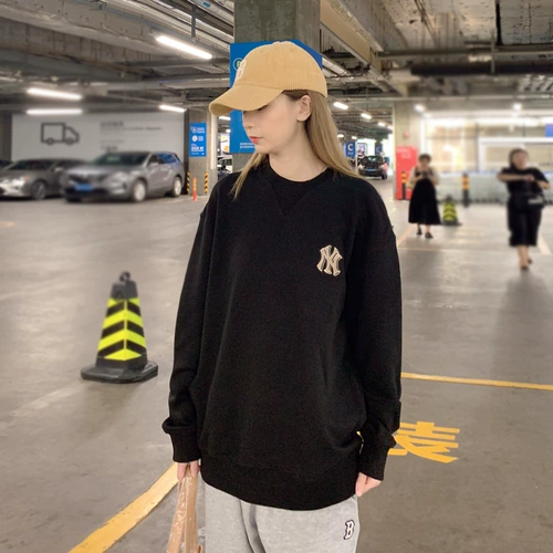 MLB Классический осенний свитшот подходит для мужчин и женщин, оверсайз