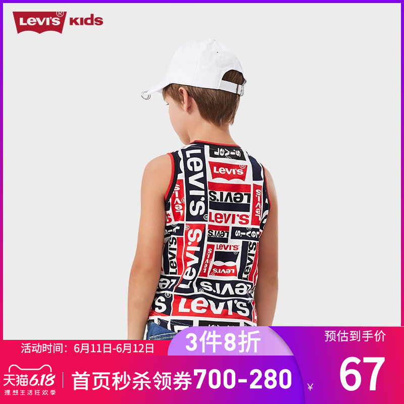 Levi của trẻ em 2020 trai dệt kim Vest 92621TT931U09 của Levi