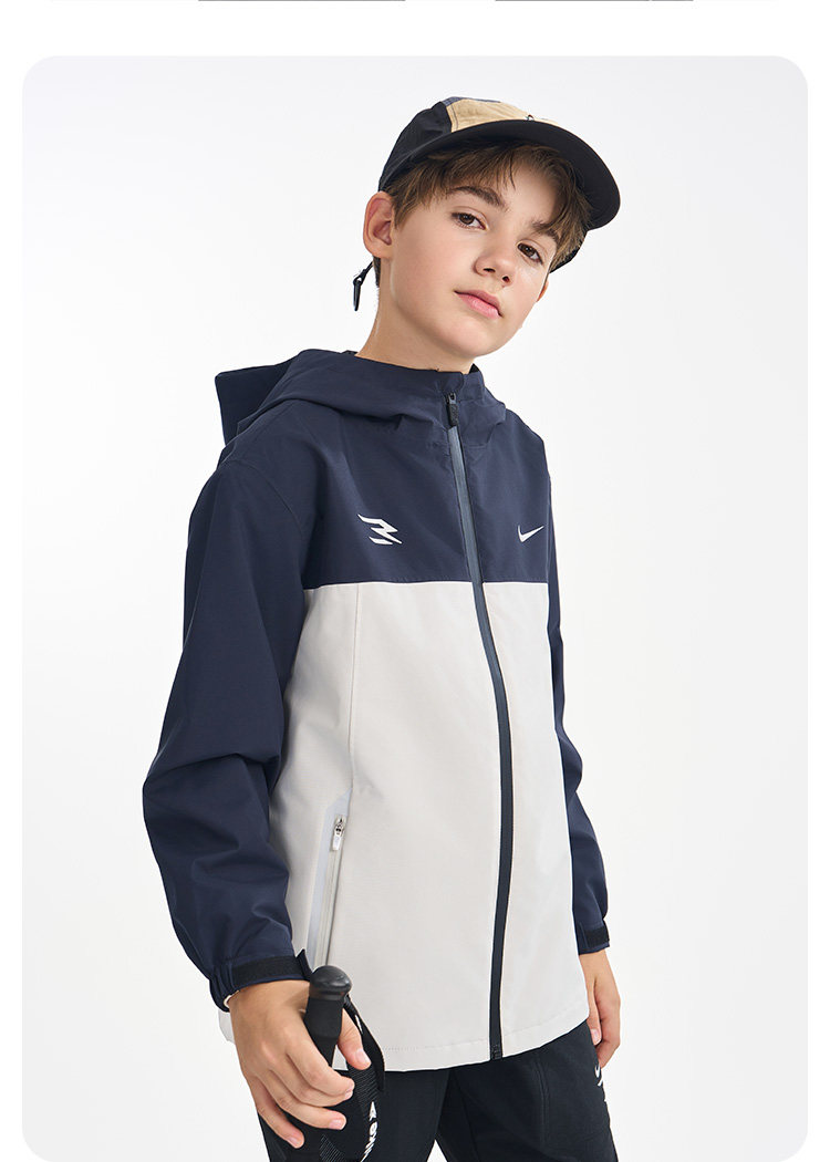 Nike, детская летняя одежда, куртка, весенний утепленный ветрозащитный плащ, тренд сезона 