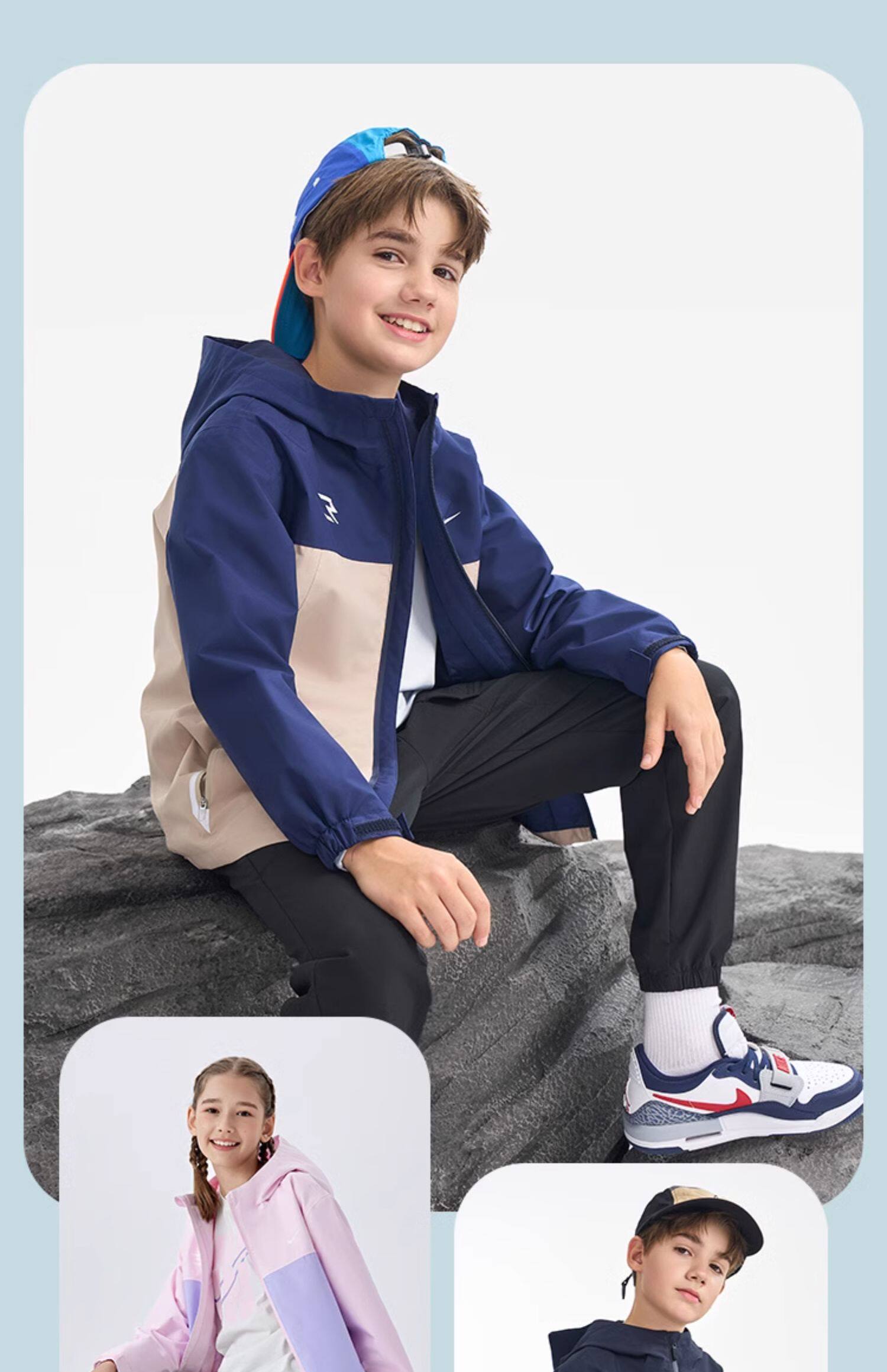 Nike, детская летняя одежда, куртка, весенний утепленный ветрозащитный плащ, тренд сезона 