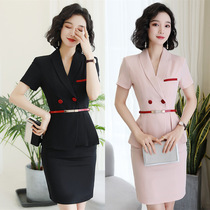 Hotel front desk reception beautician overalls female skin management health foot massage foot massage technician service staff attire