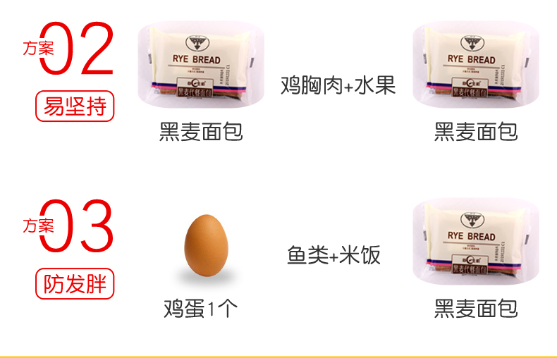 每日生机 黑麦全麦面包 2斤 共40片 图9
