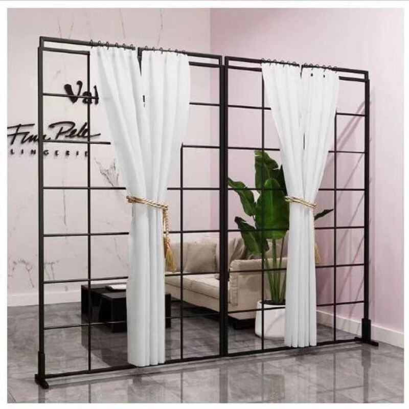 Modern Simple Iron Screen Living Room Bedroom Office Partition Entry Entrance Hall Indoor Partition Wall Can Hang Curtains Modern Simple Iron Screen Living Room Bedroom Office Partition Entry Entrance Hall Indoor Partition Wall Can Hang Curtains