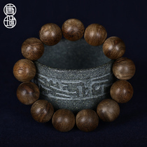 Tangyu Fidelity Brunei Achard Beads Handstring 1 8 Sinking Buddha Beads Men and Women Natural Flower Dense Oil Line Old Material