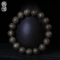 Tangyu Brunei Aarwood 12mm hand string beads rosary bracelet single circle men and women Natural Flower dense oil line old material