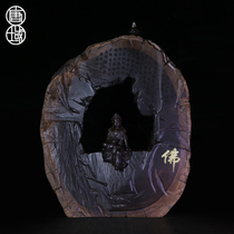 Tang Wei Ebony carved pendant pendant pendant 9296-WEKA