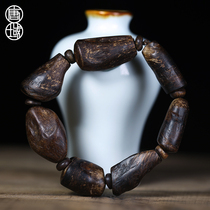 Tangyu Hei Qinan with the shape of the agarwood hand string natural agarwood bracelet for men and women