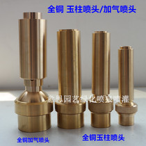 6 minutes 1 5 inches and a half 2 inches all copper foam aerated water column Jade nozzle rockery pool water landscape Fountain Nozzle