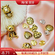 Japanese MOE nail jewelry 2021 New Years fortune exploding the year of the Ox auspicious metal nail jewelry