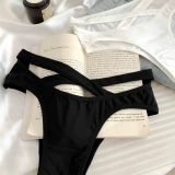 Черное нижнее белье, сексуальные штаны, хлопковый ремень, коллекция 2023