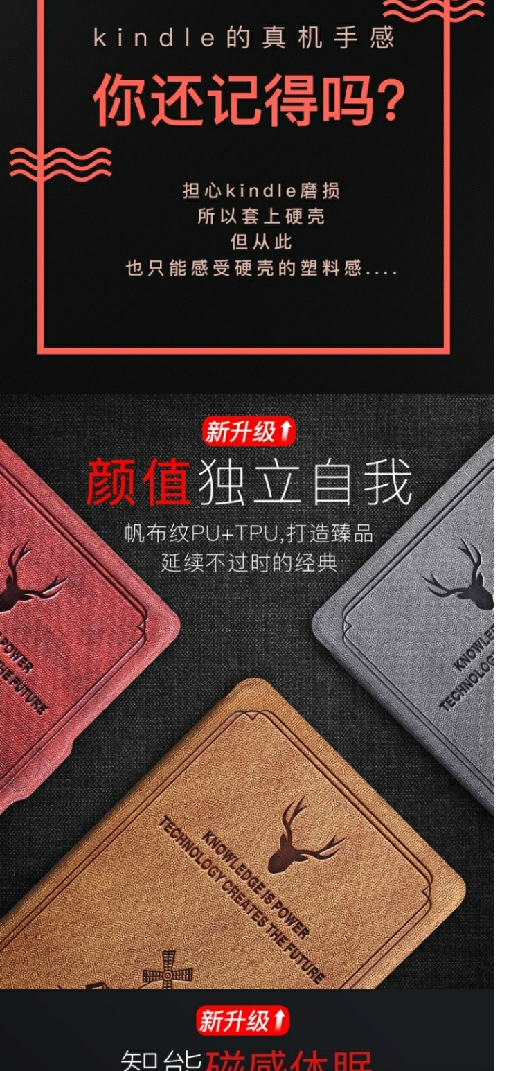 958/499/588 an toàn kindle e-book Sheepshead vỏ bảo vệ tay áo đánh thức làm mát mới cổ điển - Phụ kiện sách điện tử bao da ipad 2017